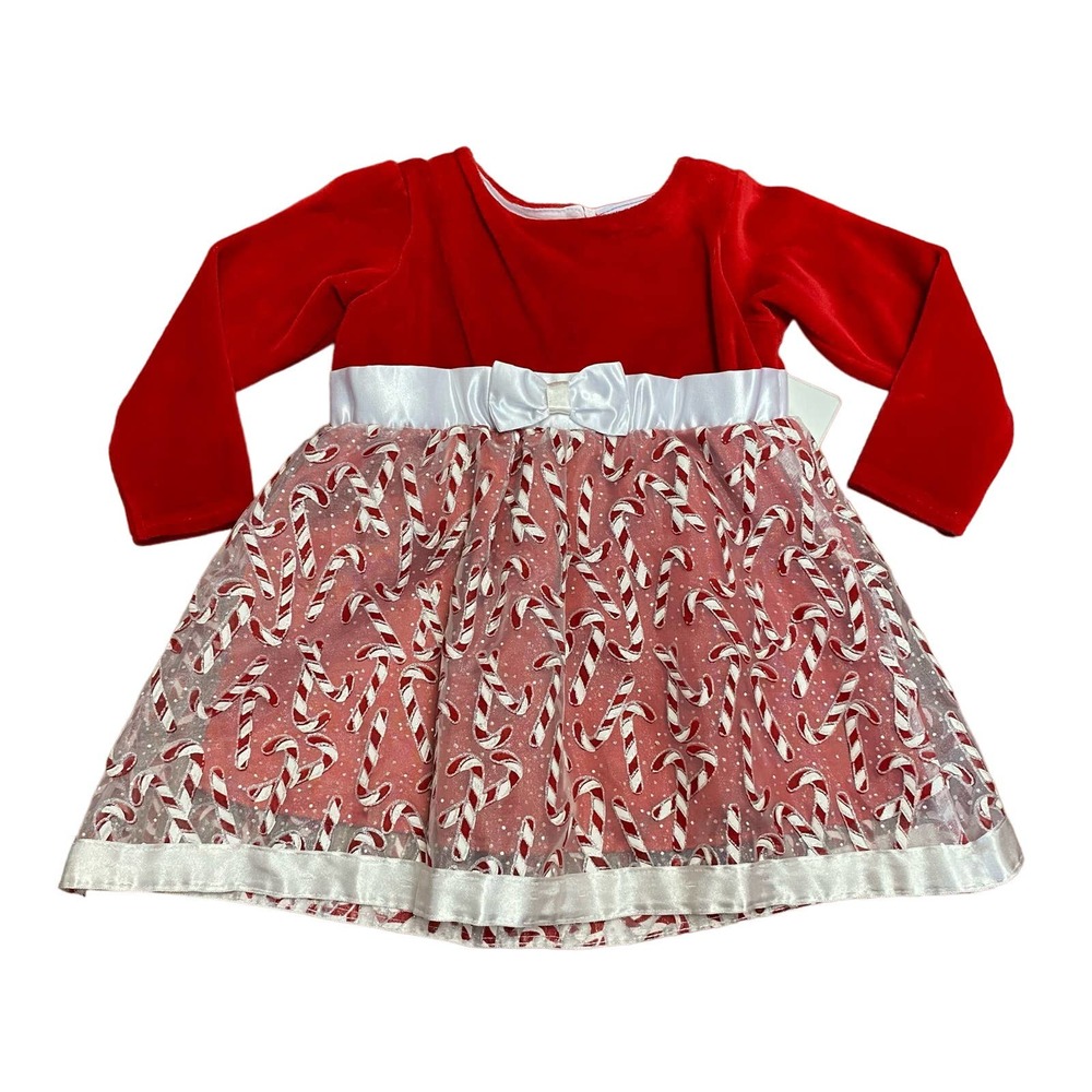 Candy Cane Dress Toddler 2T